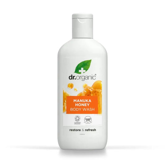 Gel douche au miel de Manuka Dr. Organic Peau sèche et sensible, 250 ml