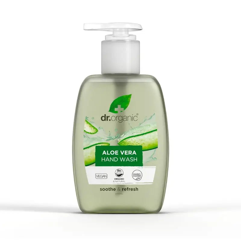 Savon à main Dr. Organic à l'aloe vera Tous types de peau, 250 ml