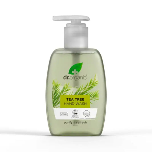 Savon à main Dr. Organic Tea Tree Tous types de peau, 250 ml