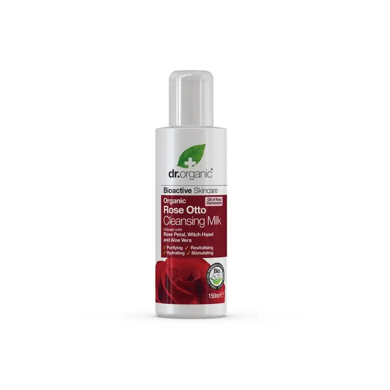 Organic Lait démaquillant à la rose de Damas 150ml.