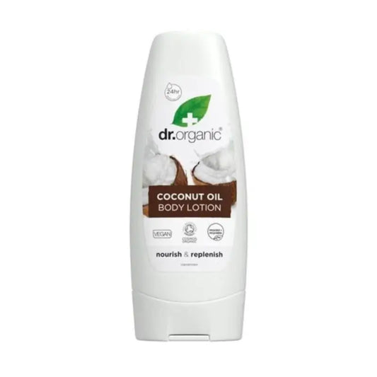 Lotion corporelle à l'huile de coco Dr. Organic 200Ml.