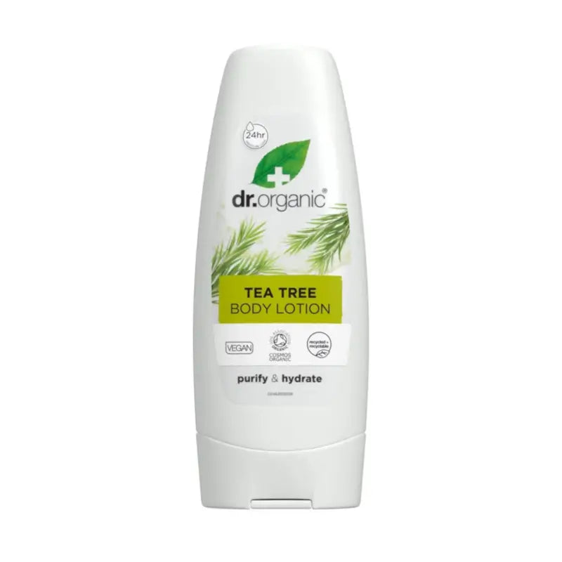 Lotion corporelle Dr. Organic Tea Tree Peau grasse, 200 ml