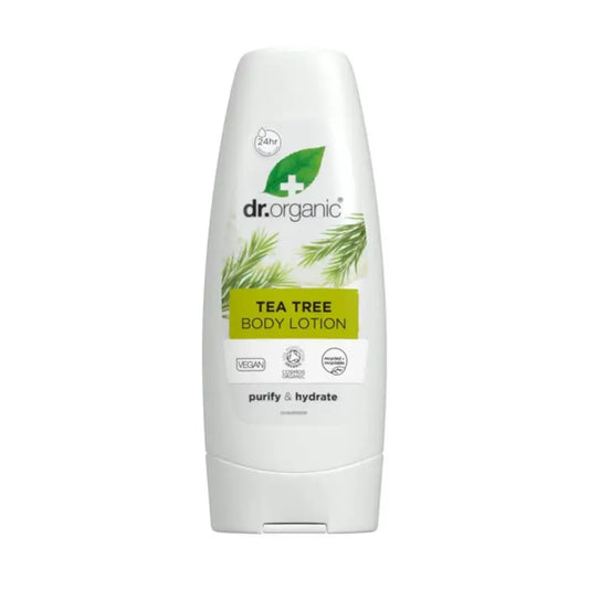 Lotion corporelle Dr. Organic Tea Tree Peau grasse, 200 ml
