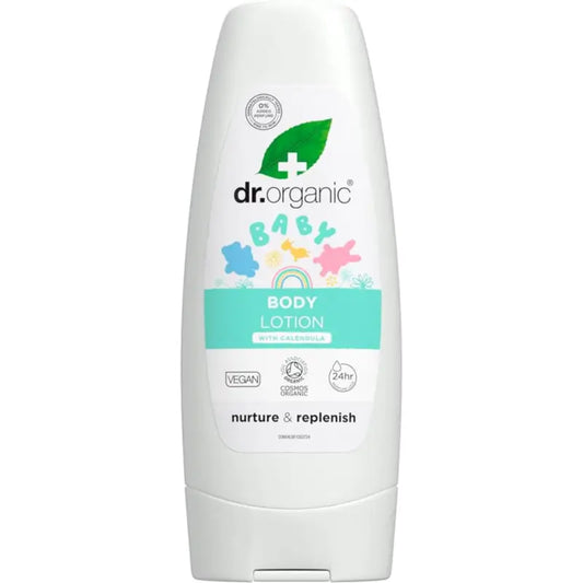 Lait corporel au Calendula Dr. Organic pour bébé 200Ml.