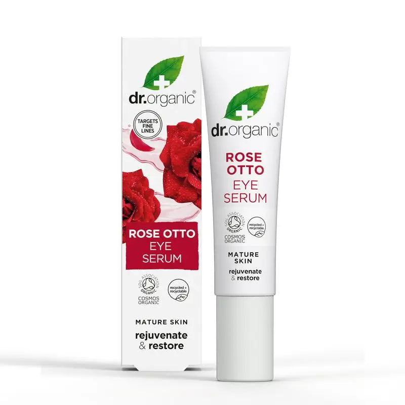 Organic Rosa Damascena Mature Skin Eye Contour, 15 ml