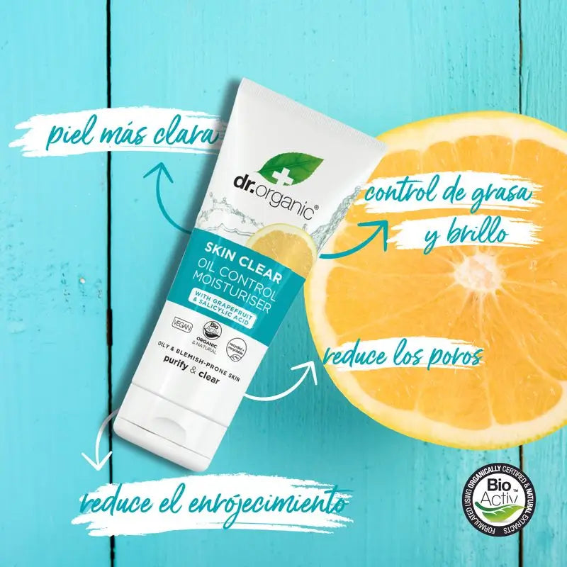 Dr. Organic Skin Clear Facial Cream Acneic or Oily Skin, 50 ml