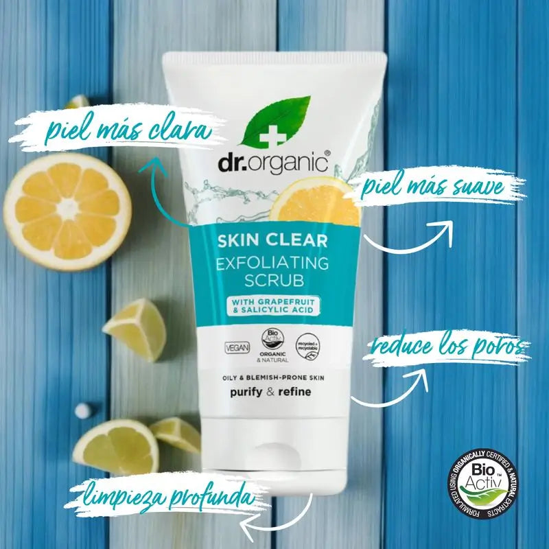 Organic Skin Clear Exfoliator Peau acnéique ou grasse, 150 ml