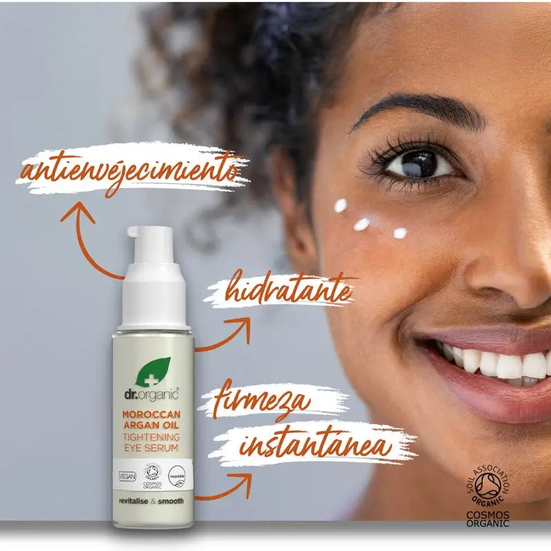 Sérum tenseur instantané pour les yeux à l'huile d'argan, 30 ml