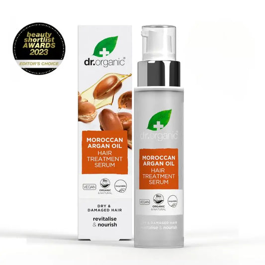 Sérum capillaire à l'huile d'argan Dr. Organic Cheveux secs ou abîmés, 100 ml