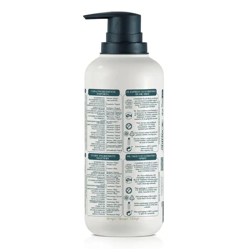 Tree Natural Shampooing dermo-protecteur pour cuir chevelu sensible 400 ml
