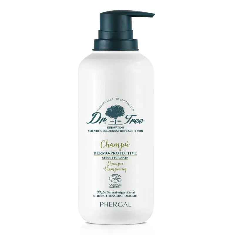 Tree Natural Shampooing dermo-protecteur pour cuir chevelu sensible 400 ml