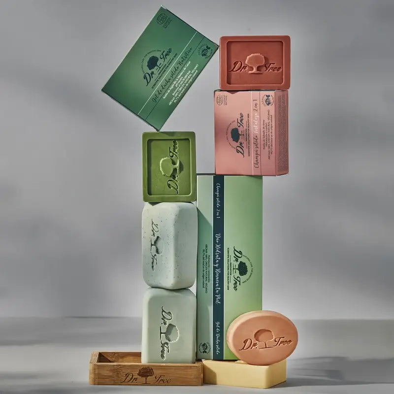 Tree Natural Shampooing solide hydratant pour cuir chevelu sensible