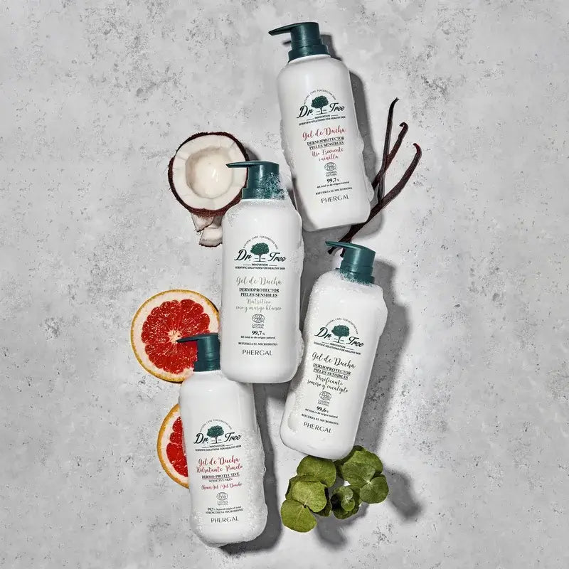  Tree Natural Gel Douche Pamplemousse Hydratant Peau Sensible 500Ml