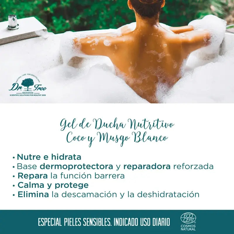 Tree Natural Coconut Nourishing Shower Gel Sensitive Skin 500Ml