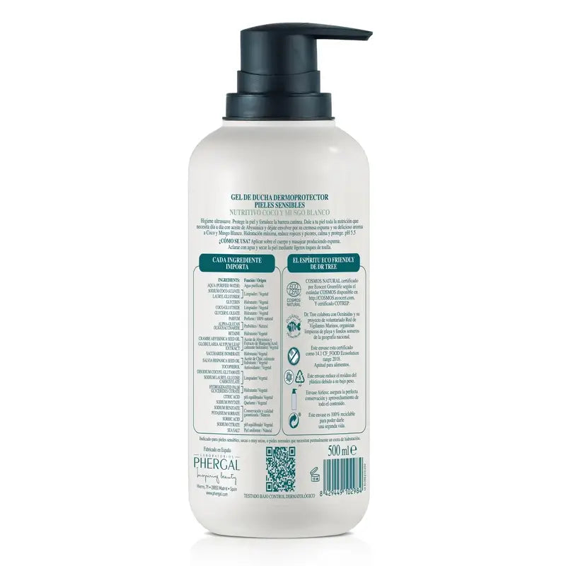 Tree Natural Coconut Nourishing Shower Gel Sensitive Skin 500Ml
