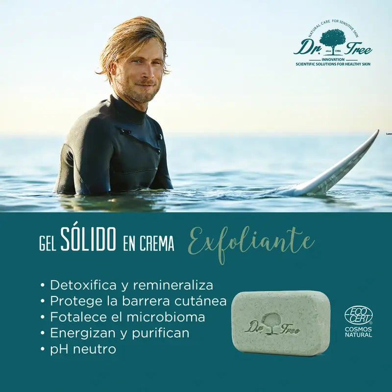 Dr. Tree Natural Exfoliating Solid Gel for Sensitive Skin (gel exfoliant naturel pour peau sensible)
