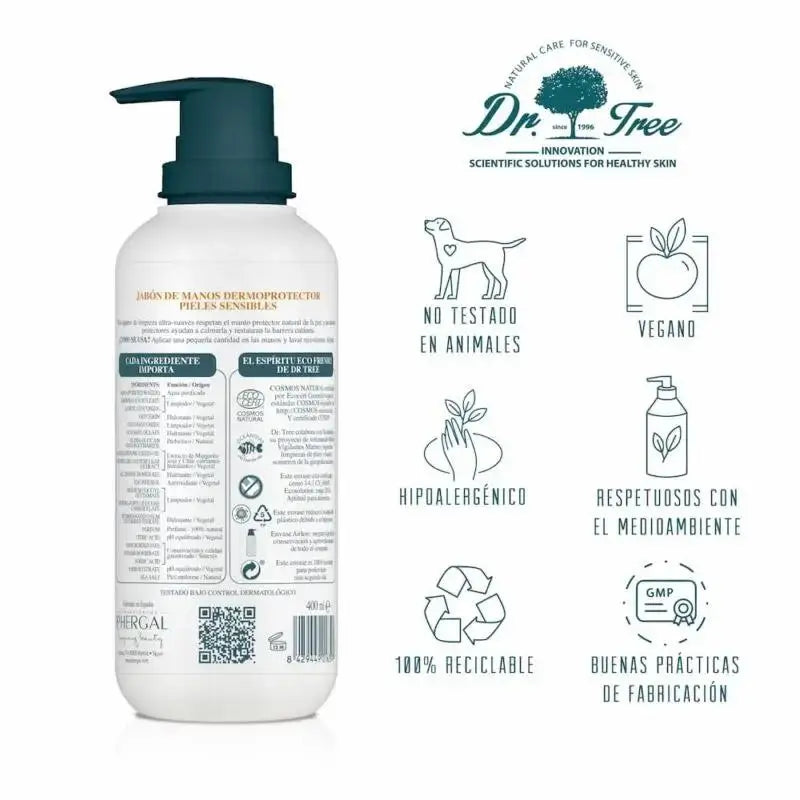 Dr. Tree Savon à main naturel pour peau sensible 200Ml