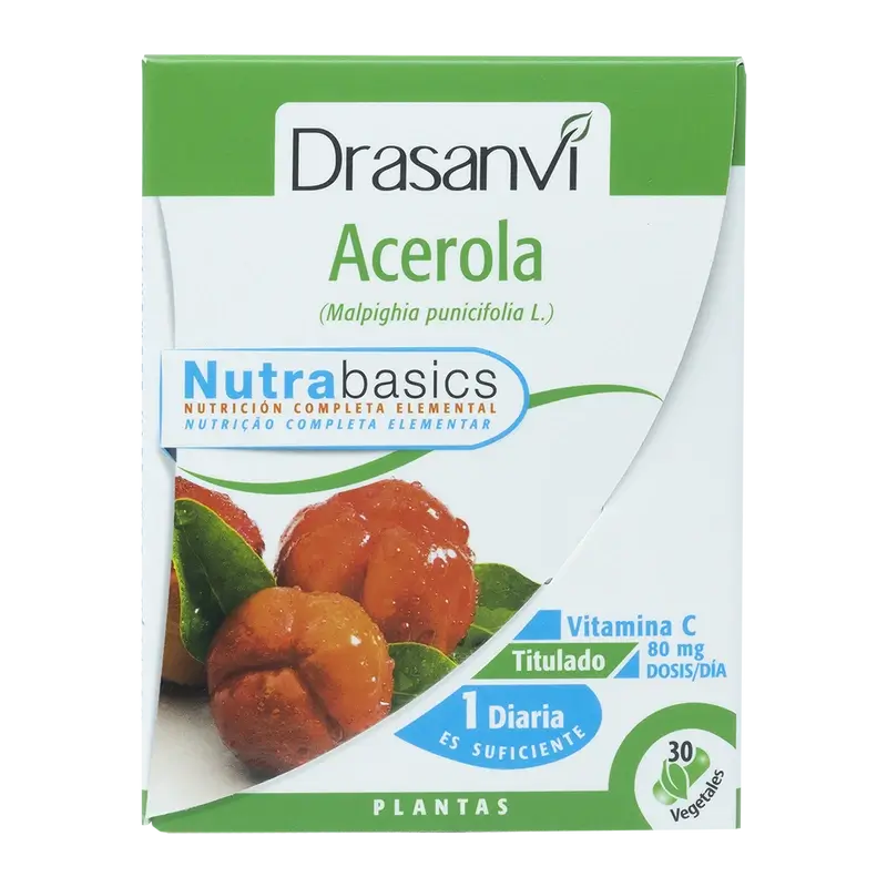 Drasanvi Acerola Nutrabasicos , 30 gélules
