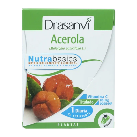 Drasanvi Acerola Nutrabasicos , 30 gélules