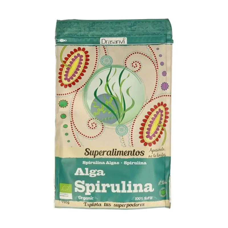 Drasanvi Spiruline Algues Superfoods Bio 150Gr. Doypack