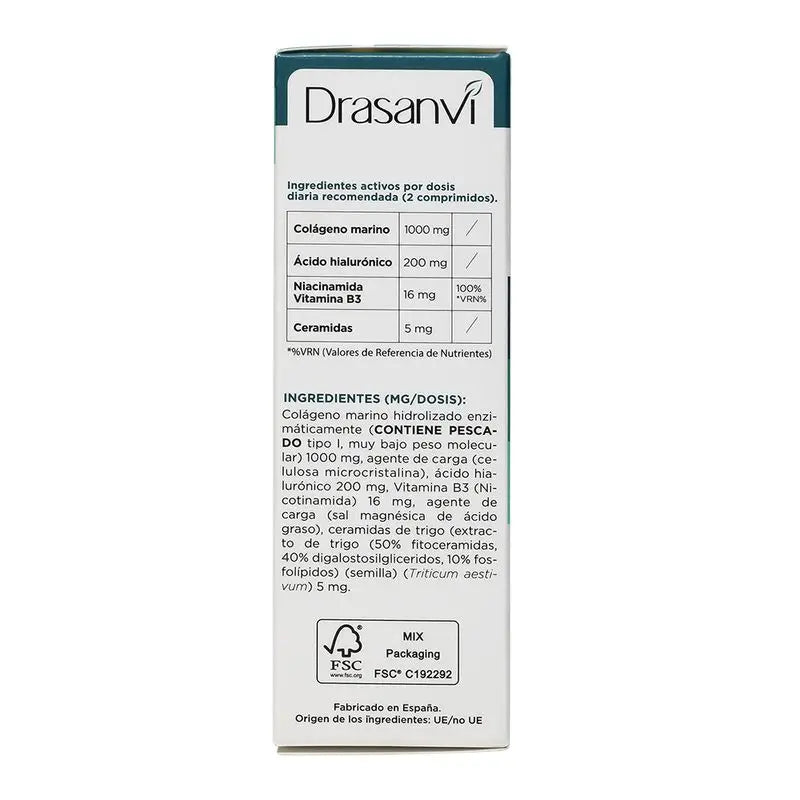 Drasanvi Hair, Skin & Nails Collmar Essential Hydration, 60 comprimés