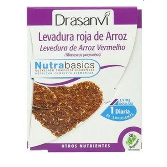 Drasanvi Red Yeast Rice (2,9Mg Monacolin K) Nutrabasic , 30 gélules