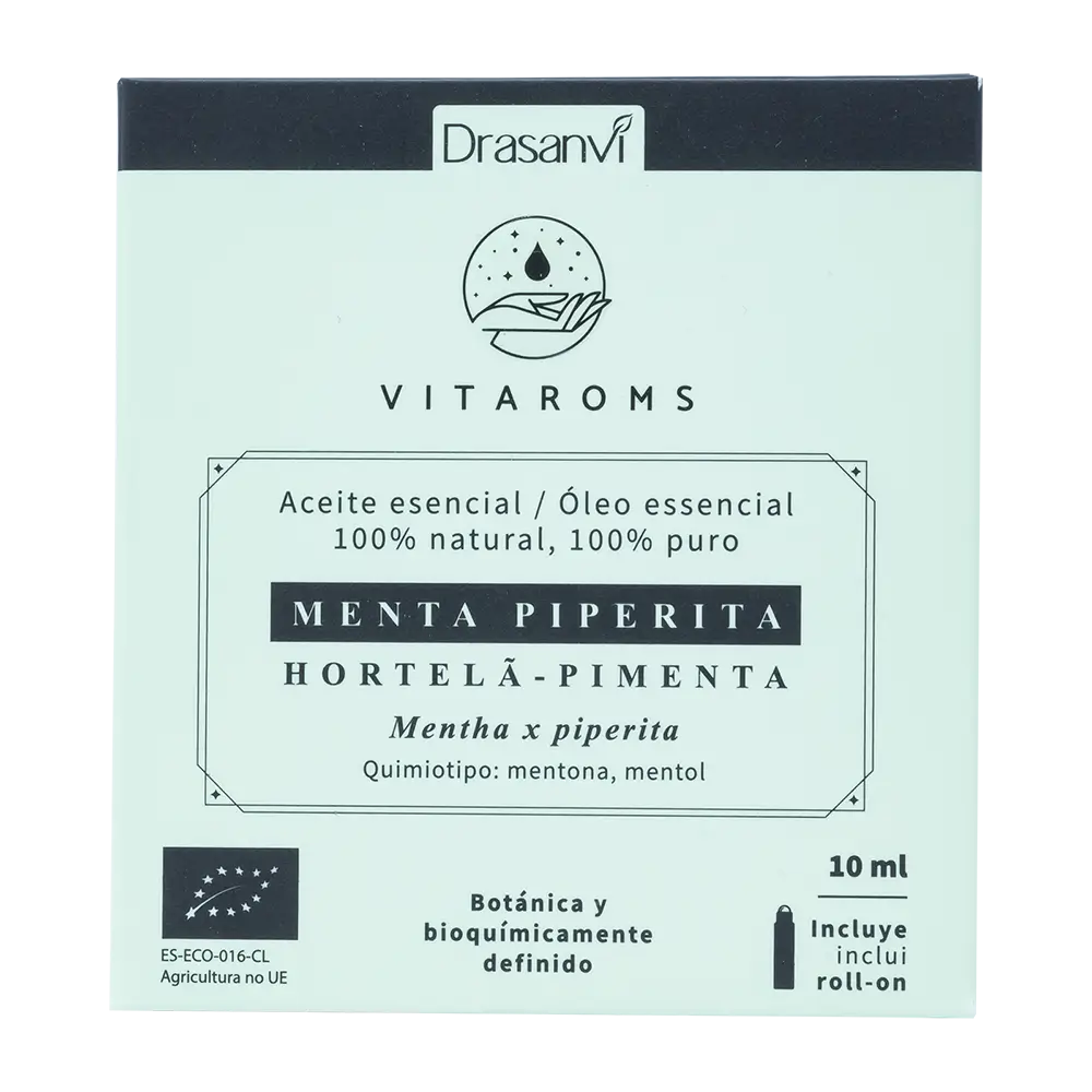 Drasanvi Vitaroms Essential Oil Peppermint Bio , 10 ml