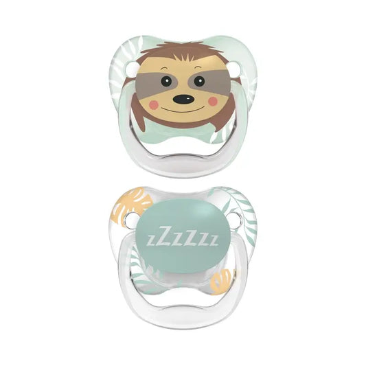 Brown's Prevent Classic Animal Faces Sucette T2 6-18 Months - Girl