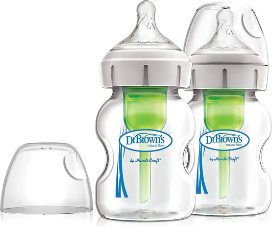 Dr.Brown'S Pack Of 2 Bottles Ba 150 Ml Pp Crystal Options +