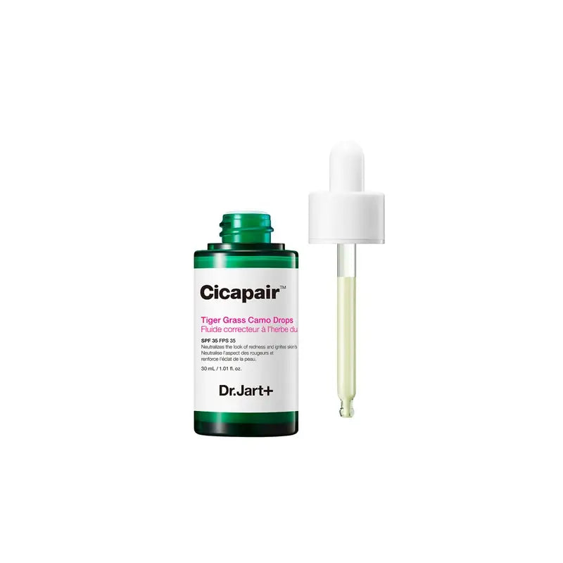 Dr. Jart+ Cicapair Tiger Grass Redness Serum With Protection SPF35 Camo Drops, 30 ml