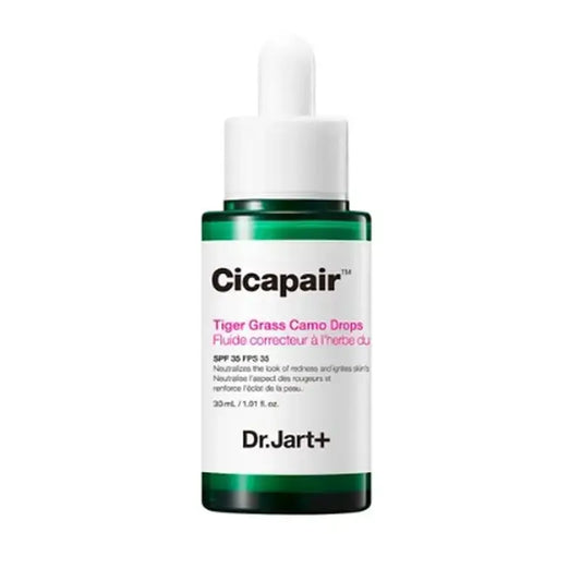 Dr.Jart+ Cicapair Tiger Grass Redness Serum With Protection SPF35 Camo Drops, 30 ml