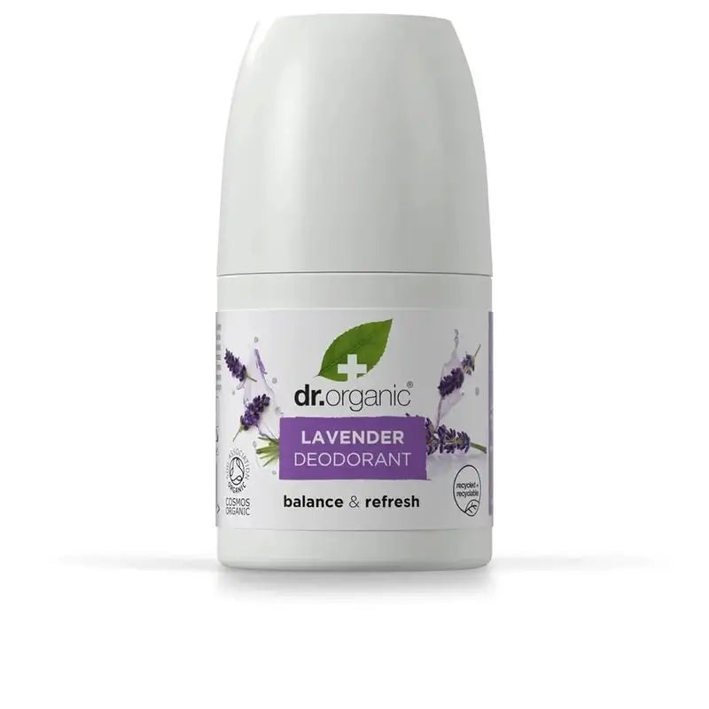 Déodorant apaisant à la lavande Dr. Organic, 50 ml