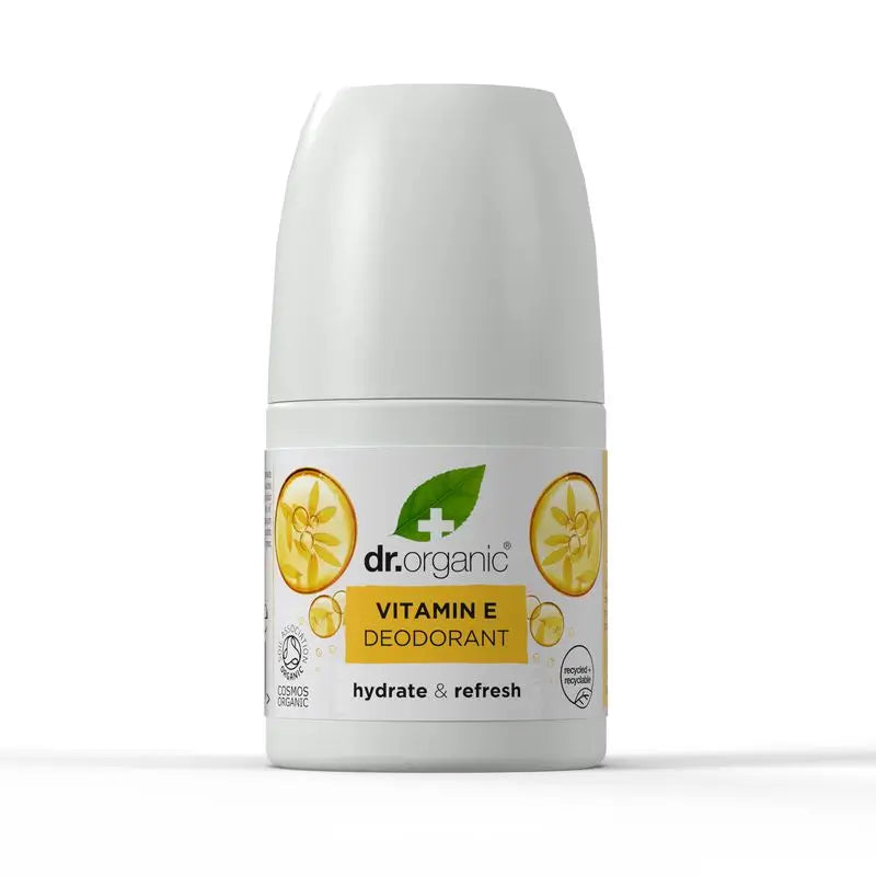 Déodorant Dr. Organic à la vitamine E pour peaux sèches, 50 ml