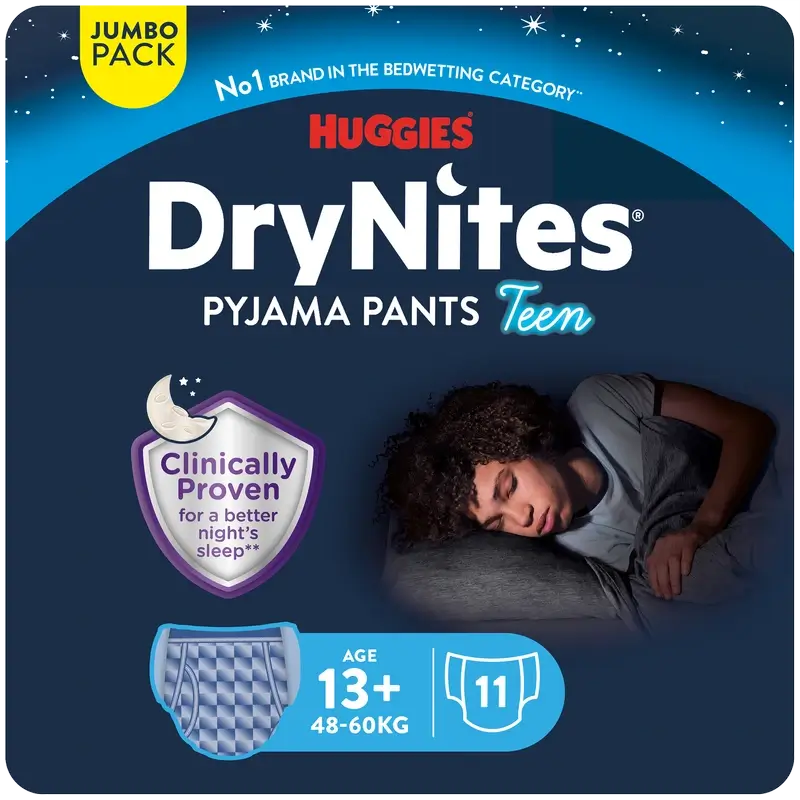 Drynites Taille +13 Couches de nuit pour enfants, 11 pièces