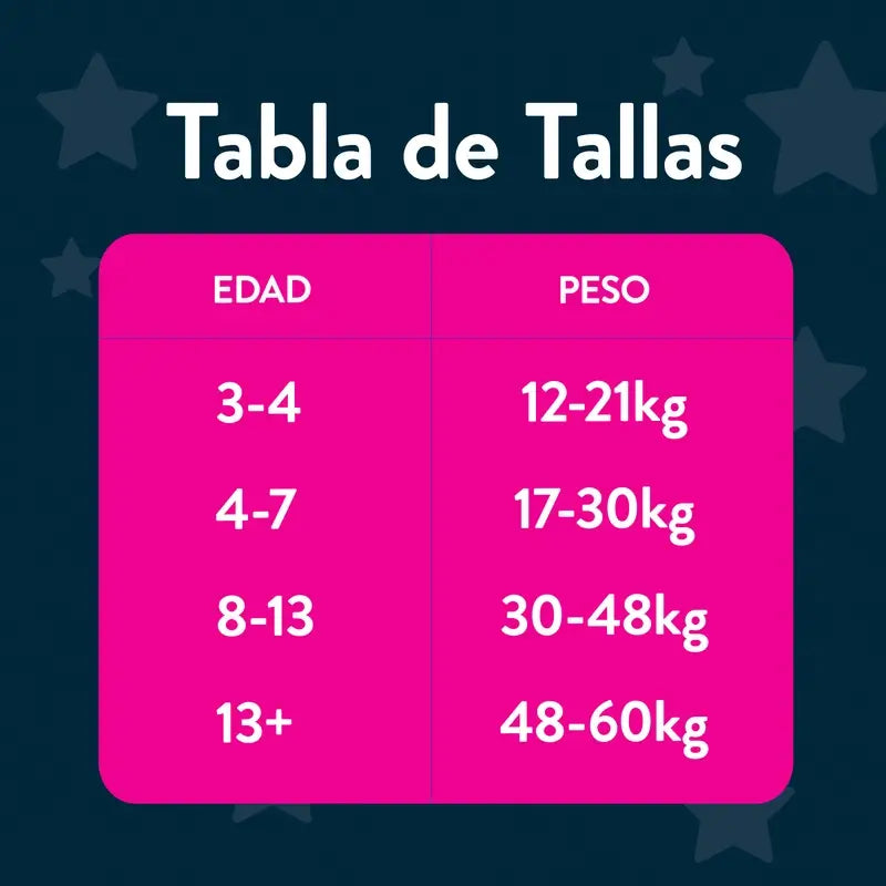 Couches de nuit pour enfants Drynites Taille 3-4, 16 pièces