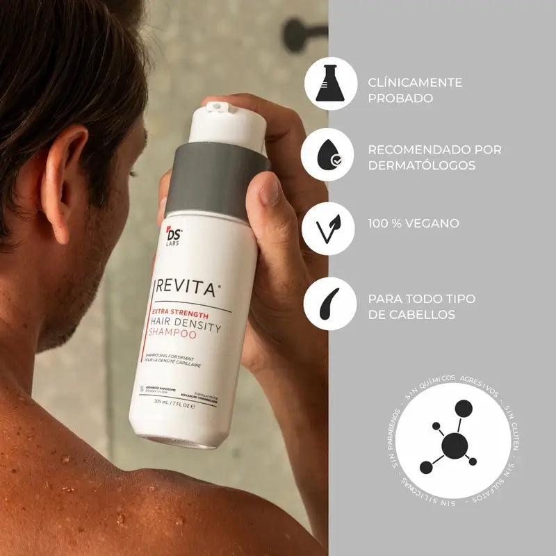 Ds Laboratories Revita Hair Density Stimulating Hair Loss Stimulating Shampoo, 205 ml