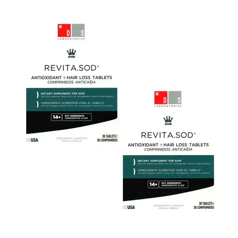 Ds Laboratoires Revita Sod Comprimés anti-chute, paquet de 2 x 30 unités