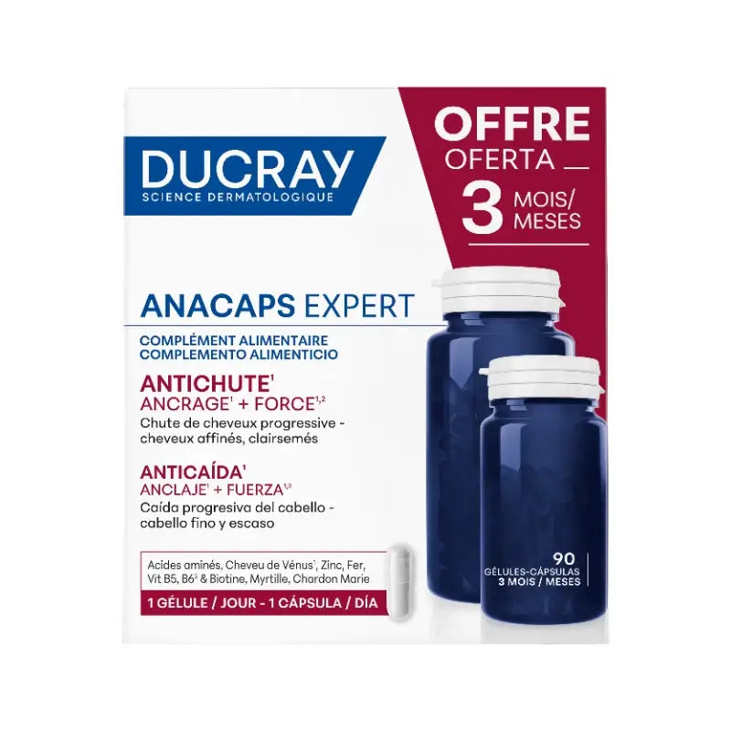 Ducray Anacaps Expert Nc, 90 gélules