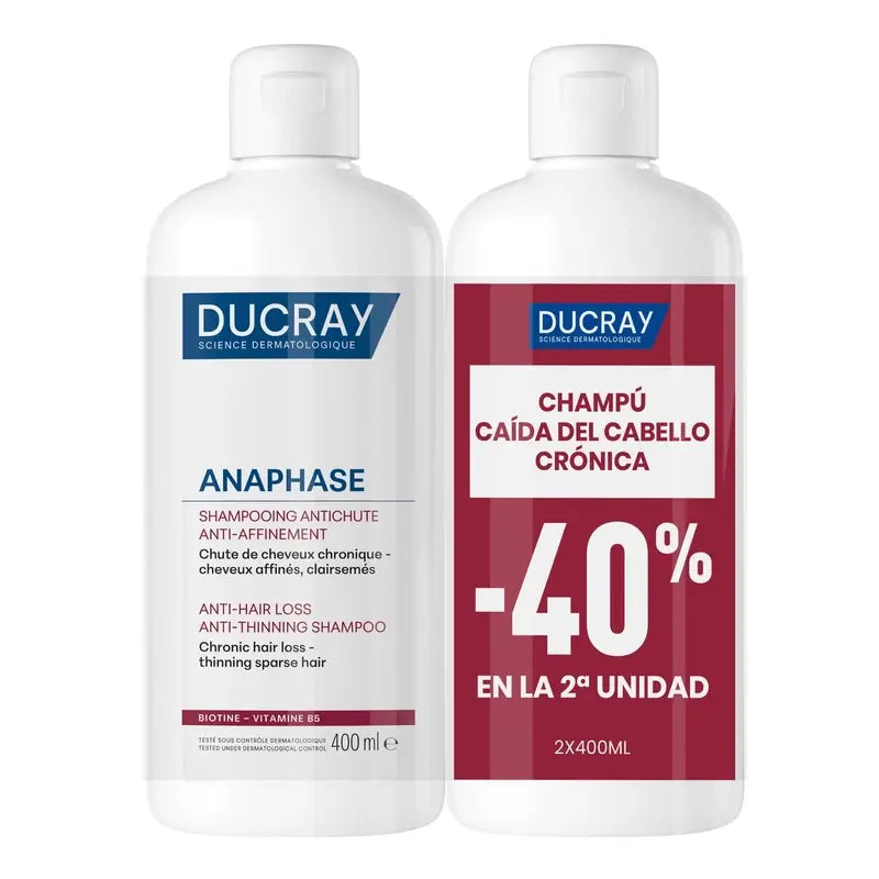 Ducray Anaphase Cronic Shampooing Anti-Chute Duo Pack 2x400ml