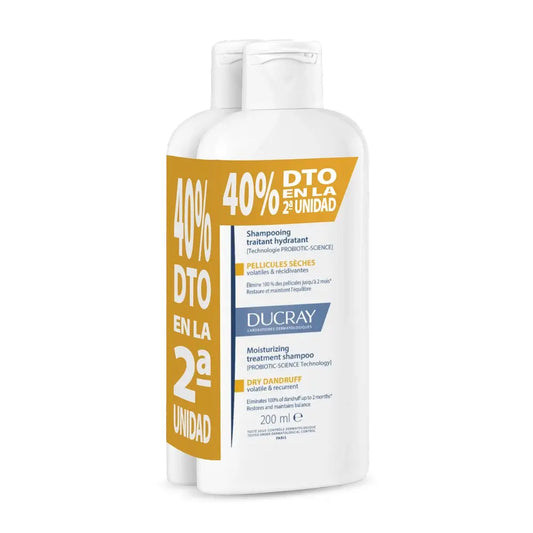 Ducray Kelual Squanorm Dry Dandruff Shampoo, 2x200 ml