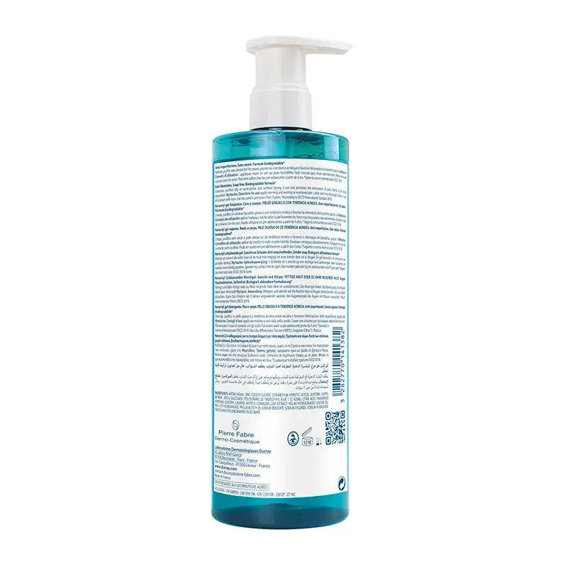 Ducray Keracnyl Gel nettoyant 400 ml