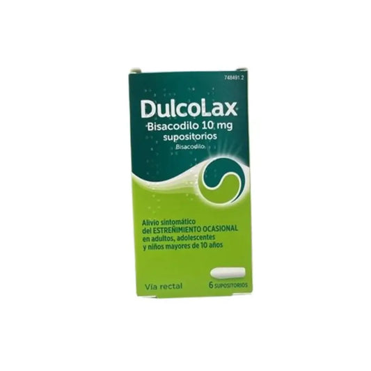 Dulcolax Bisacodyl 6 Suppositoires