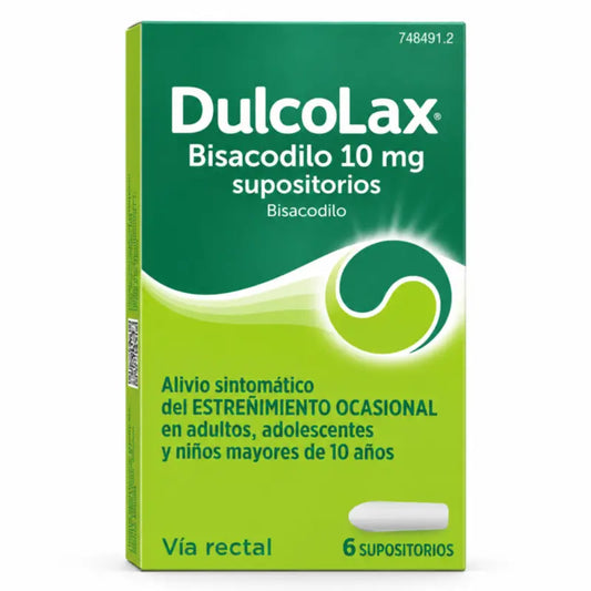 Dulcolax Bisacodyl 6 Suppositoires