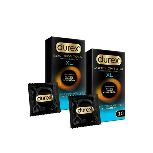 Durex Total Connection XL 10 condoms, pack of 2