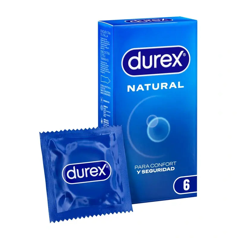 Durex Natural Plus Préservatifs 6 pièces