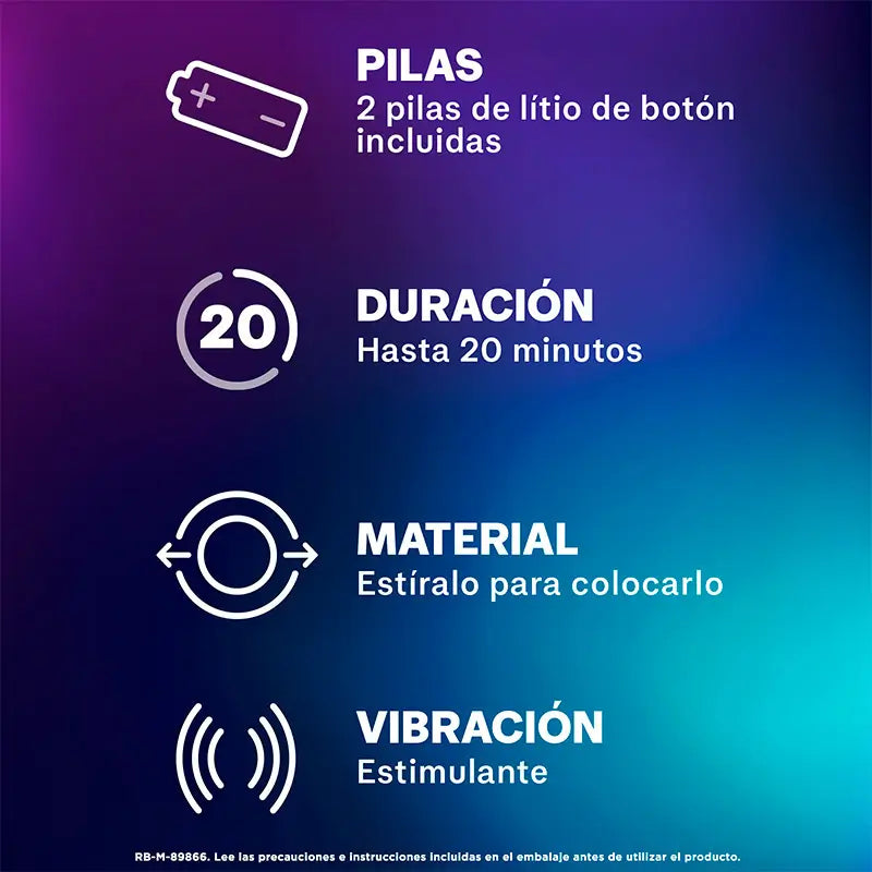 Durex Pack Gel Intense Orgasmic + Anneau Vibrant Intense Orgasmic Vibrations