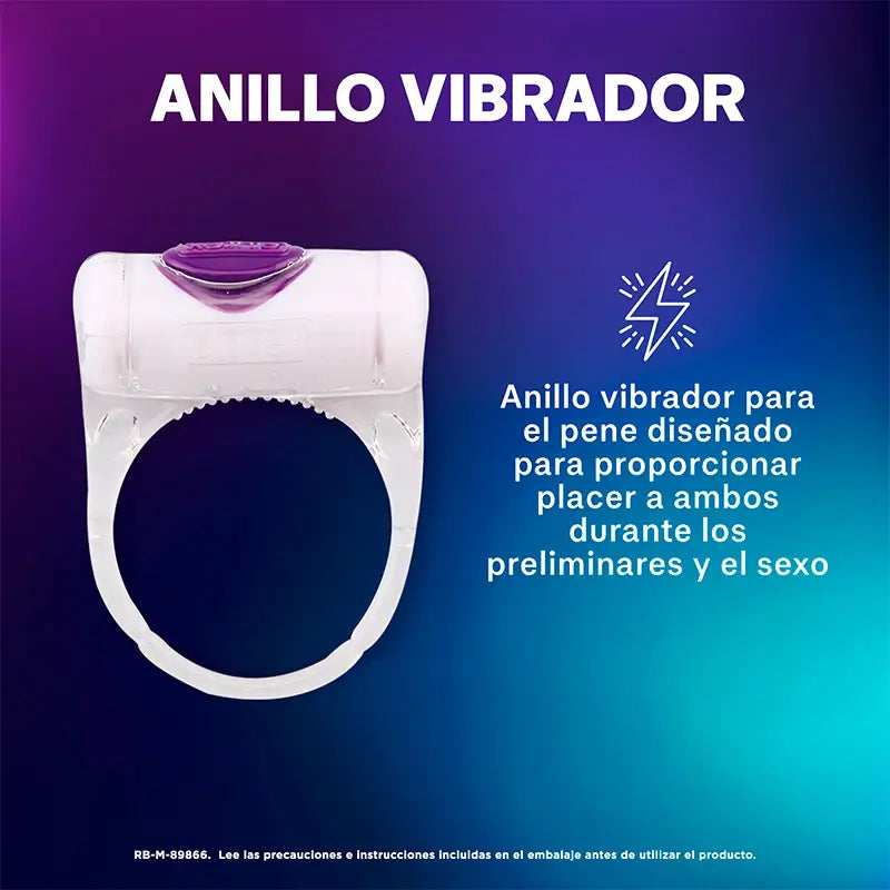 Durex Pack Gel Intense Orgasmic + Anneau Vibrant Intense Orgasmic Vibrations