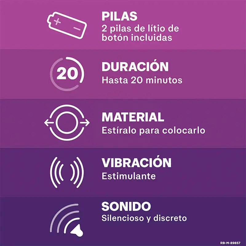 Durex Anneau Vibrant Stimulateur Clitoris Diable Orgasmique Intense