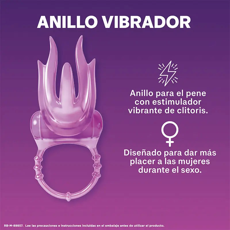 Durex Anneau Vibrant Stimulateur Clitoris Diable Orgasmique Intense
