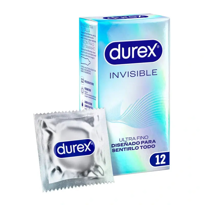 Durex Invisible Extra Sensitive 12 Préservatifs